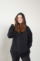 Базовое унисекс оверсайз худи