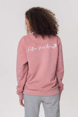 Sweat-shirt femme "Follow your dreams"