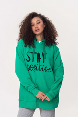 Women's basic hoodie "Positive"